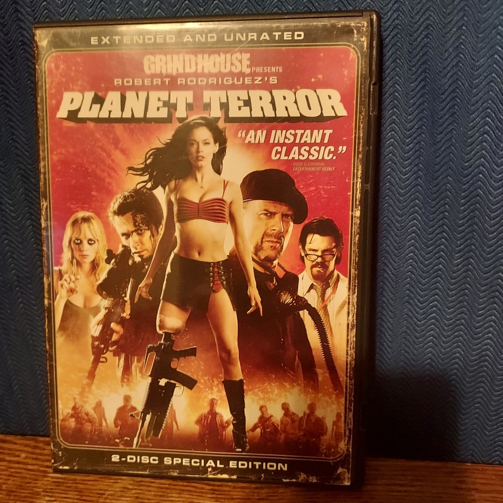Planet Terror (DVD, 2007, 2-Disc Set, Extended) Pre-Owned Tested Working